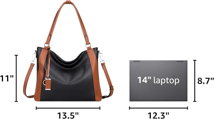 Genuine Leather Hobo Bag for Women Shoulder Purse - Image 3