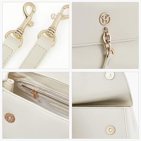VICTORIA HYDE Women's Small Satchel Handbag Top Handle Bag - Image 4